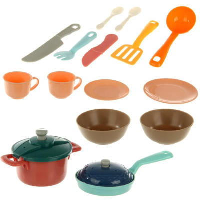 Набор игрушечной посуды Готовим обед Veld Co 128279 01